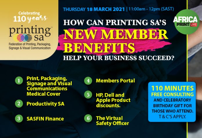 Register For Printing SA’s Free Webinar On Its New Member Benefits For The Visual Communications Industry