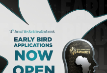 The 14th Annual WesBank New Generation Awards Announces Early-Bird Entries The 14th Annual WesBank New Generation Awards Announces Early-Bird Entries